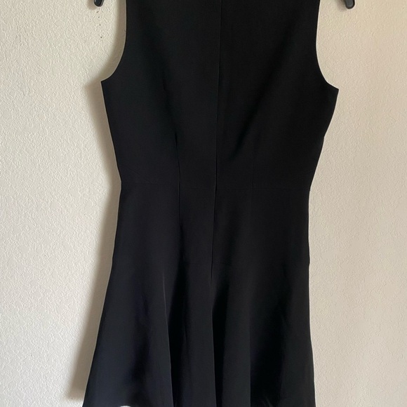 Victoria Victoria Beckham Pleated Top A-Line Elegant Black Sleeveless Dress S - Picture 6 of 13